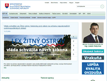 Tablet Screenshot of minzp.sk